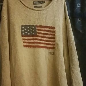 Polo Ralph Lauren Knitted American Flag Sweater